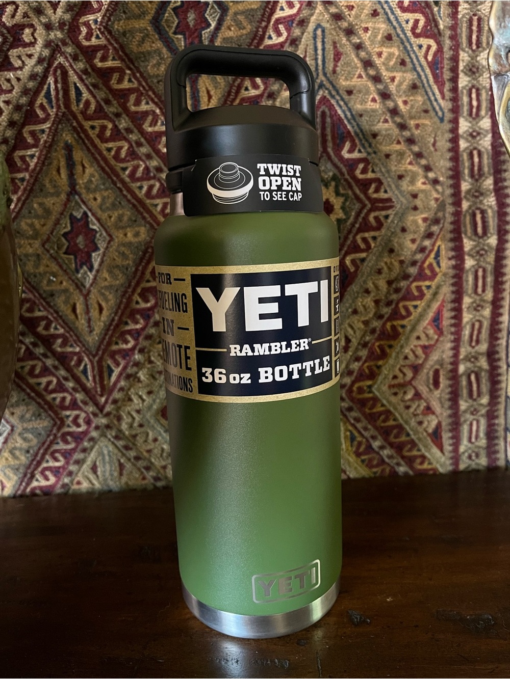 Yeti Rambler 36 oz Bottle - Highlands Olive - NWT